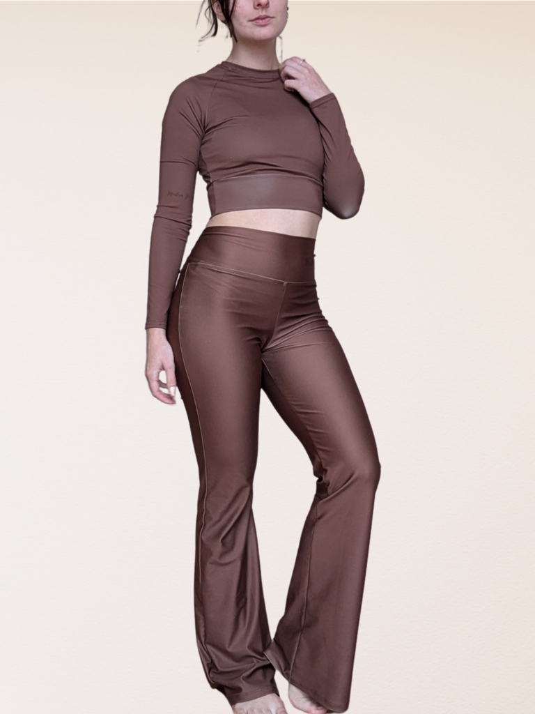 Crop Top Chocolat