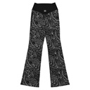 Leggings Flare Jungle Noire