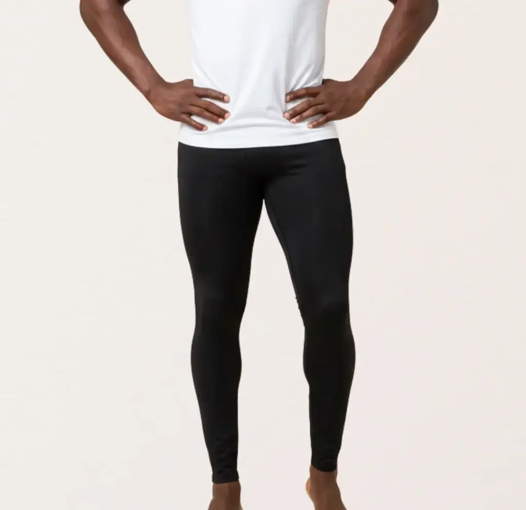 Leggings Homme Noir