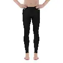 Leggings Homme Noir