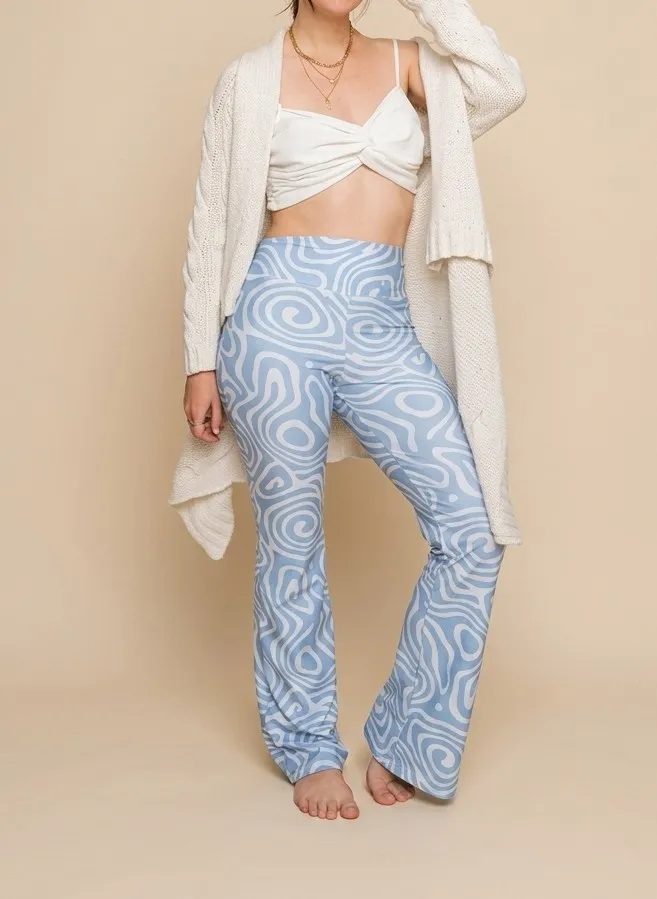 Leggings Flare Psychédélique