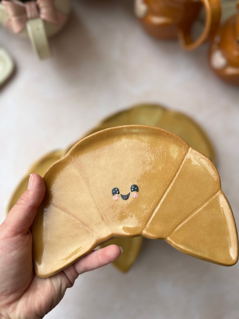 Assiette à croissant 🥐 (très léger défaut)
